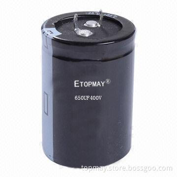 Aluminum Electrolytic Capacitor with 6.3 to 450V Voltage, Used in Power Supplies
